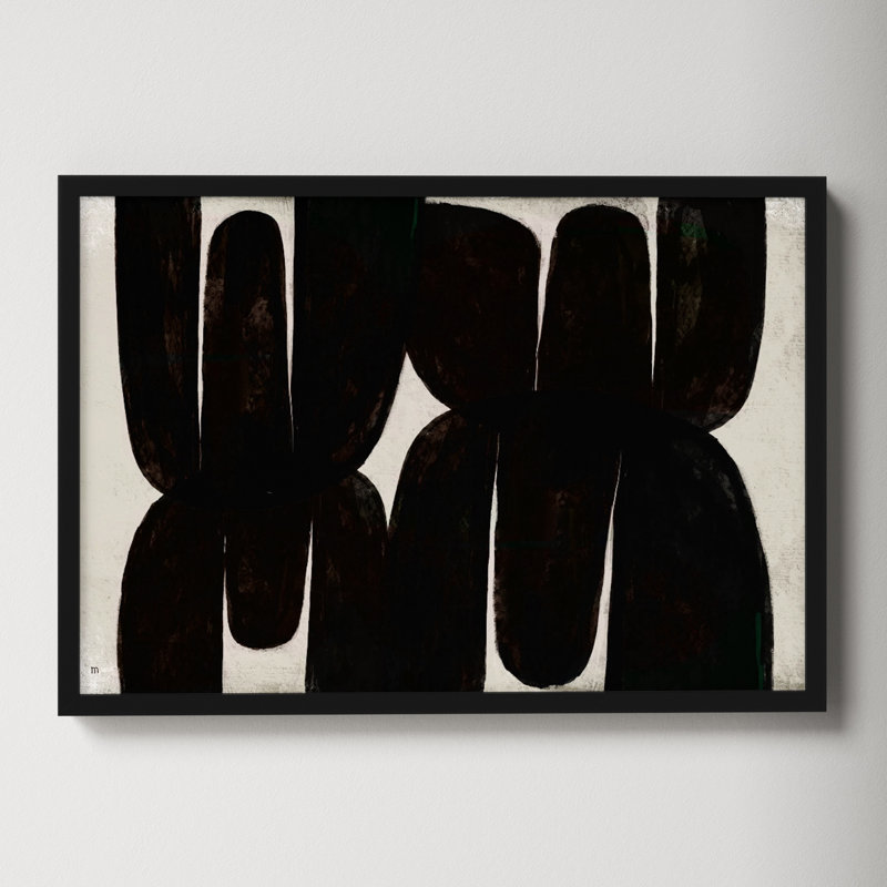 " Stretched " by StudioM Painting Print, Black, 14" H x 20" W x 1.25" D
