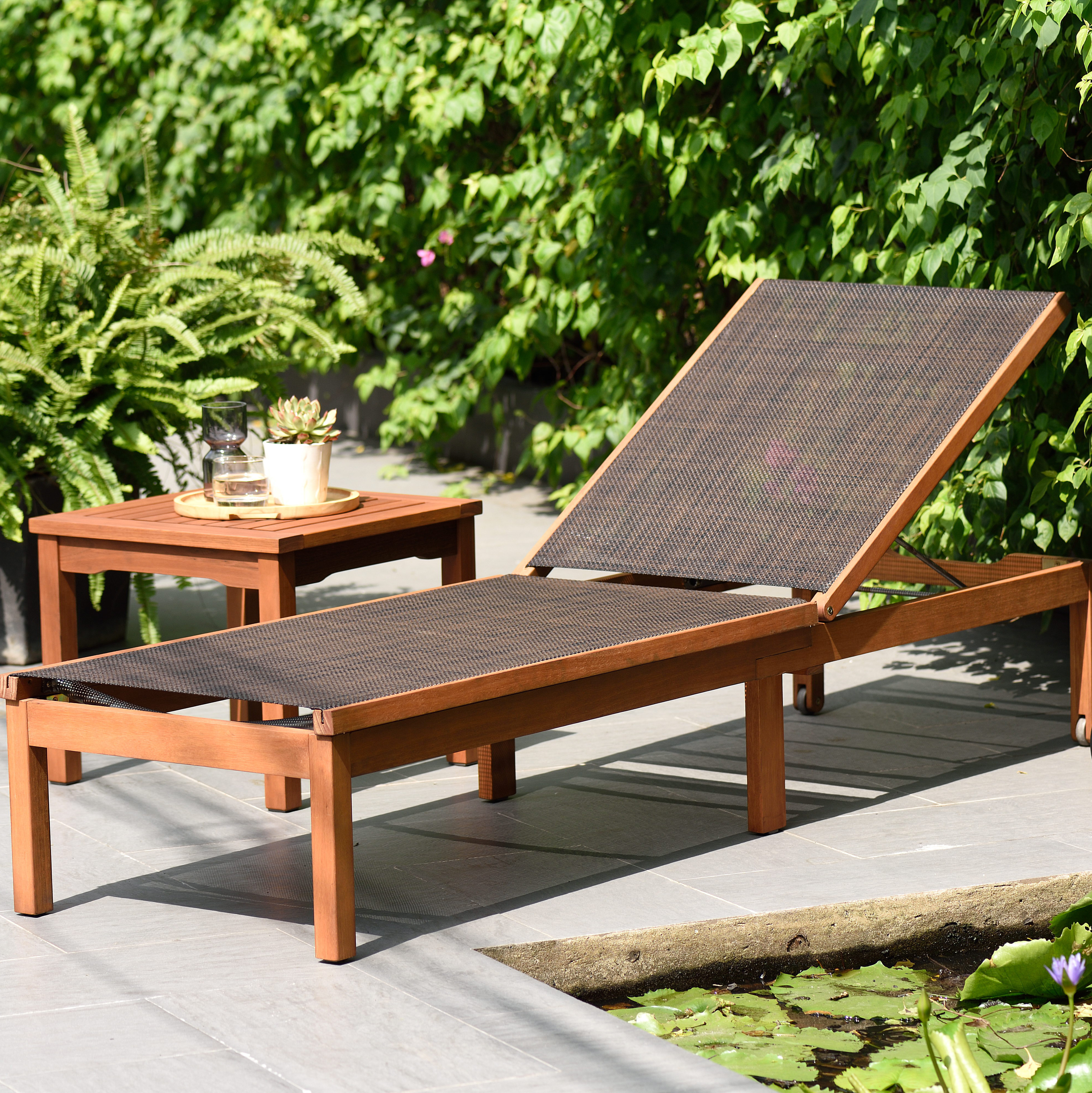 Kitsco Rafael Patio Loungers, Set of 2