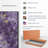 " Charmed Purple Canvas Print "-772058213