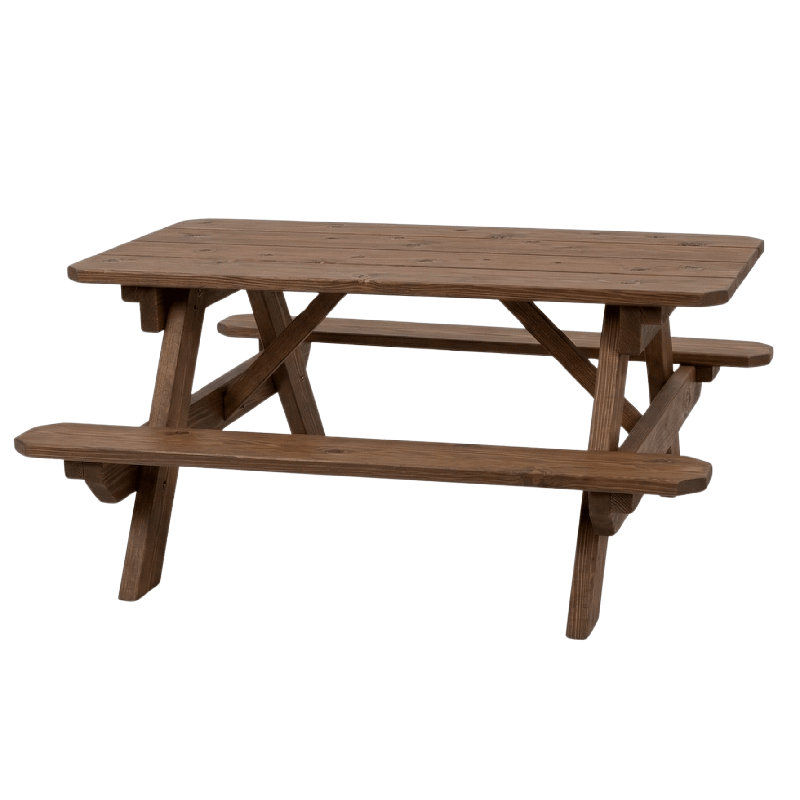  Table pour enfants Red Cedar (22 po de largeur), teinte champignon, Mushroom Stain