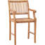 Castle Outdoor Teak Bar Stool