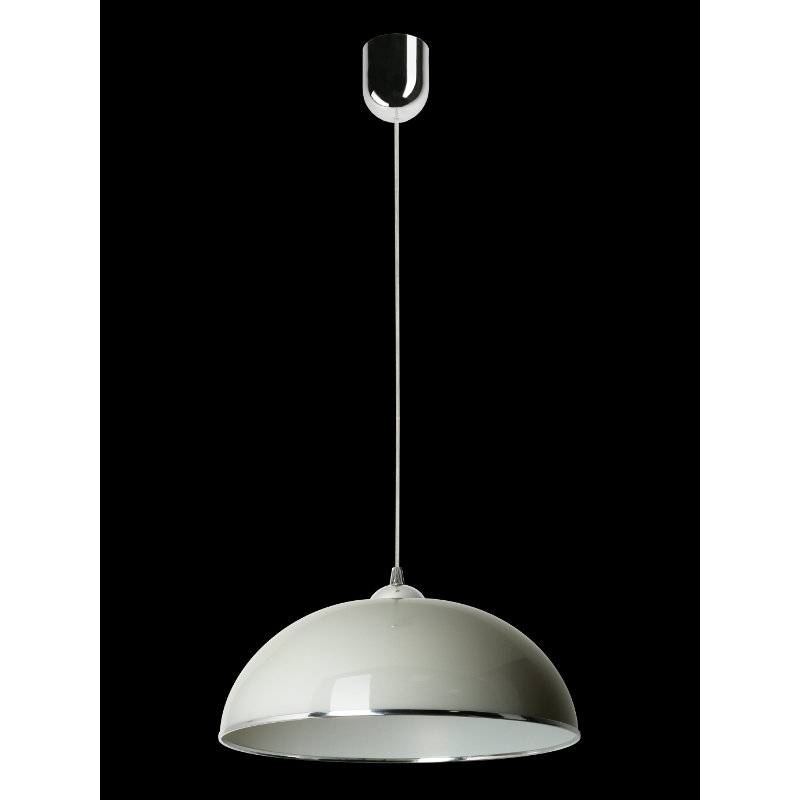 Embrey 1 - Light Chrome Dome Pendant, Beige