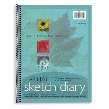 Net Focus Media Brite Crown Sketch Pad 2-Pack – 9X12 Sketchbook