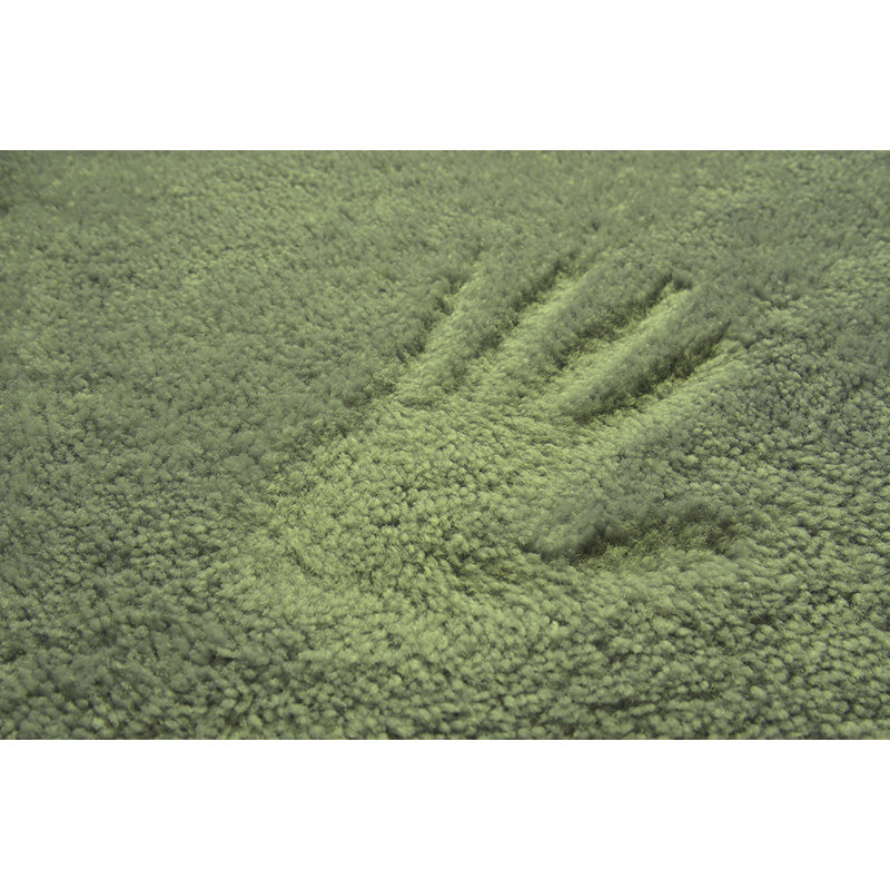 Tapis de bain antidérapant en nylon doux Mccluney, L 22 po x L 60 po, Fougère profonde