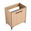 Meuble-lavabo de 30 pouces pour salle de bain, vaste espace de rangement, bois d'ingÃ©nierie, style amÃ©ricain moderne, cadre en bois, design Ã©lÃ©gant