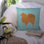 Coussin décoratif intérieur/extérieur carré poméranie