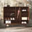 Nut-Brown Solid wood Shoe Storage