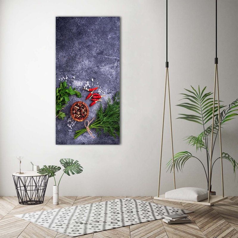 Herbs And Spices - Wrapped Canvas Print