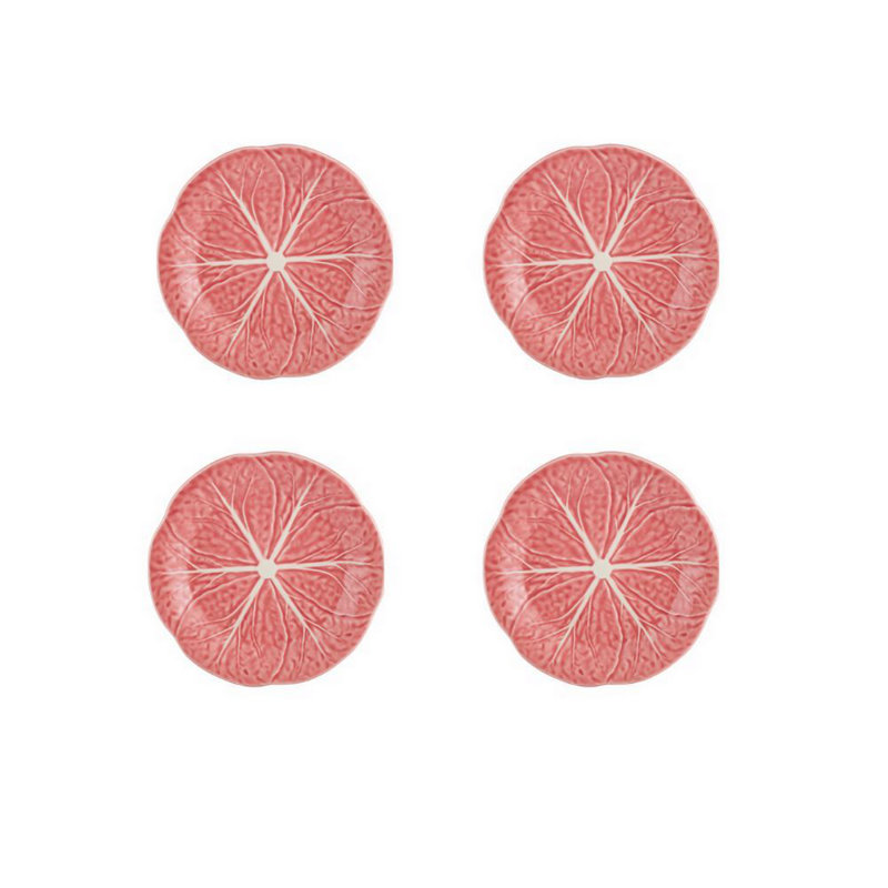 Cabbage Pink 12 Piece Set (7" bowl) , Service for 4
