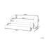 Upholstered Daybed with Trundle