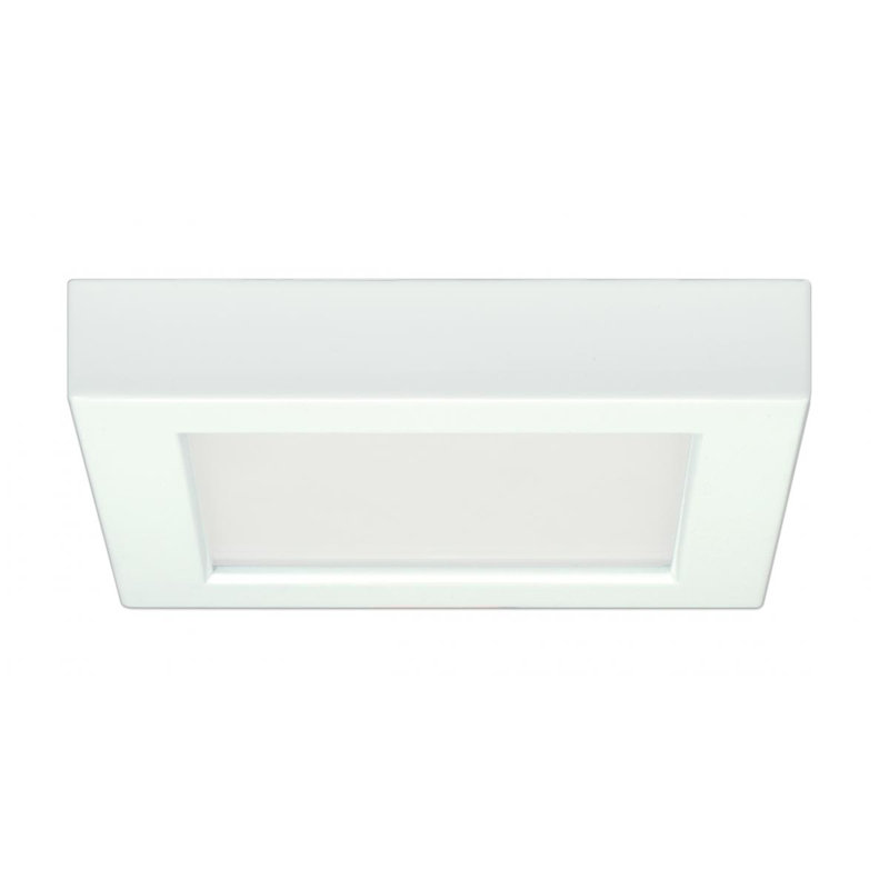Blink LED Flush Mount, 3000K, Brushed Nickel, Damp