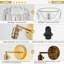 Applique murale câblée, applique murale rétro avec interrupteur, applique murale dorée avec abat-jour en verre transparent tulipe, applique murale d'intérieur pour la salle de bain de la chambre, lampe murale de chevet-755951809