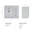 Base de meuble-lavabo simple en bois massif 42 po Osoria-85027778