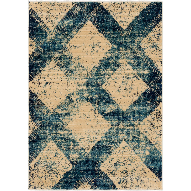 Stringfield Geometric Indoor Rug, Rectangle 4' x 6'