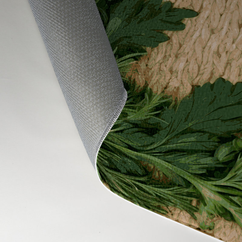 Tapis vert d'intérieur et d'extérieur Botanical, Rectangle 9 pi x 12 pi