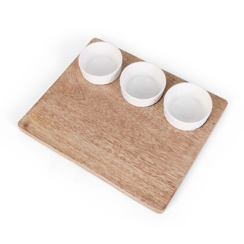 Union Rustic Annie-Grace Wood Serving Dish