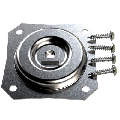 Straight Mounting Plate Hardware