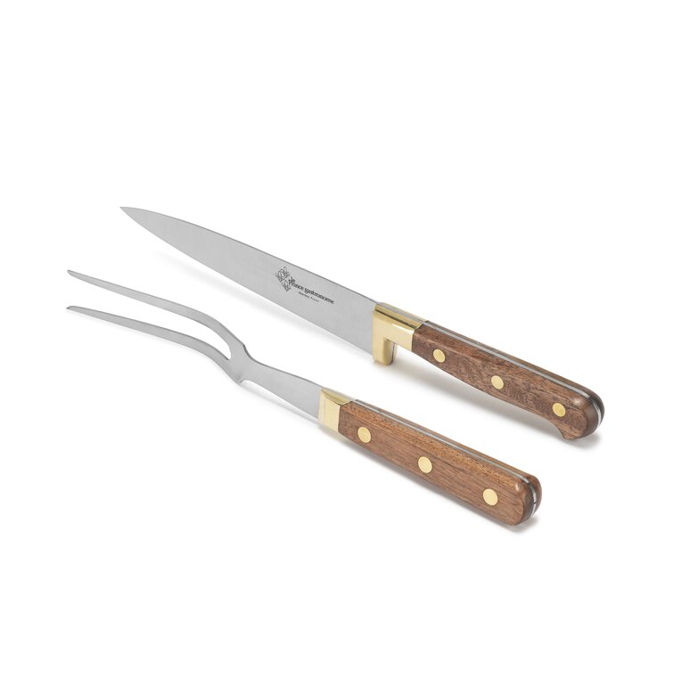 Au Nain Le Thiers Steak Knives with Black Handles, Set of 4 - On
