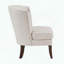 Fauteuil d'appoint capitonné, mousse haute densité et pieds en bois foncé-1774085665