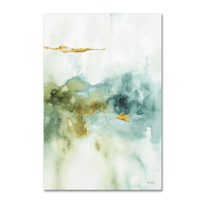 «My Greenhouse Abstract II» par Lisa Audit - impression sur toile tendue, H 19 po x l 12 po x P 2 po
