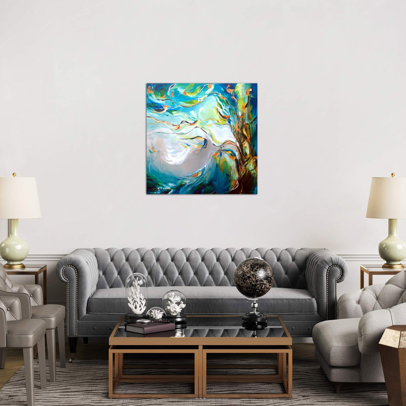Breeze by J.A Art - Wrapped Canvas Print, 93.98 cm H x 93.98 cm W x 3.175 cm D