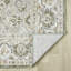 Tapis d'intérieur floral vert / ivoire Plumerra-129907718