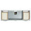 Meuble-lavabo simple 49 po avec plateau en marbre de Carrare italien ARIEL Kelly-99405060-124984827