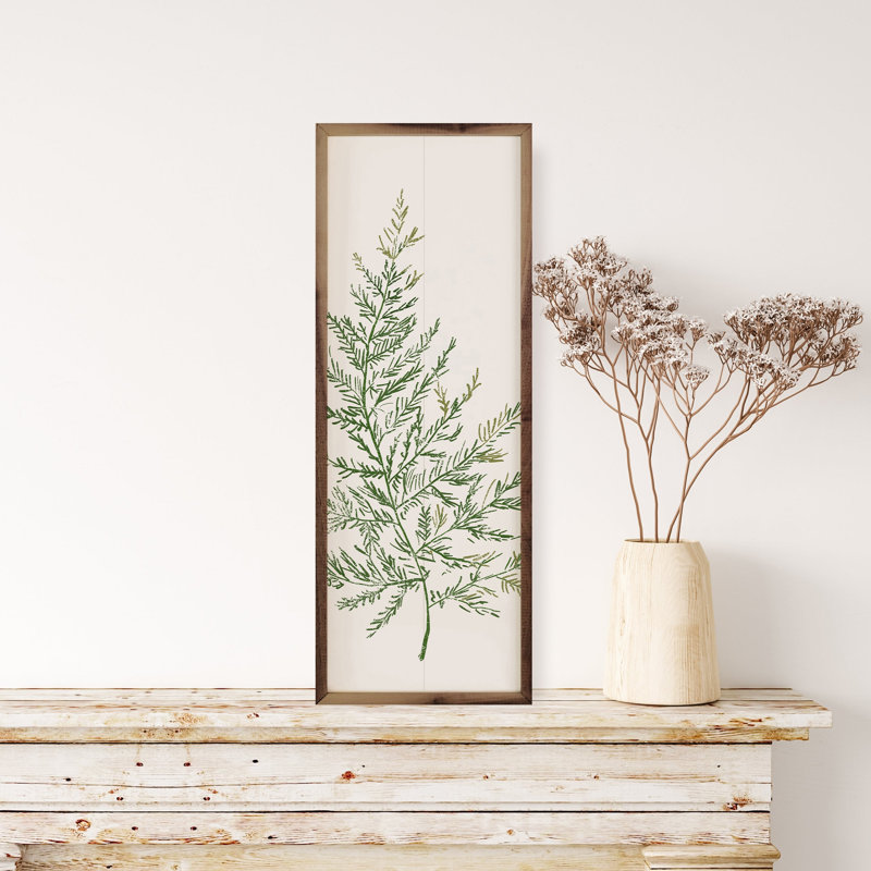 Distressed Leaf Three, 36" H x 12" W
