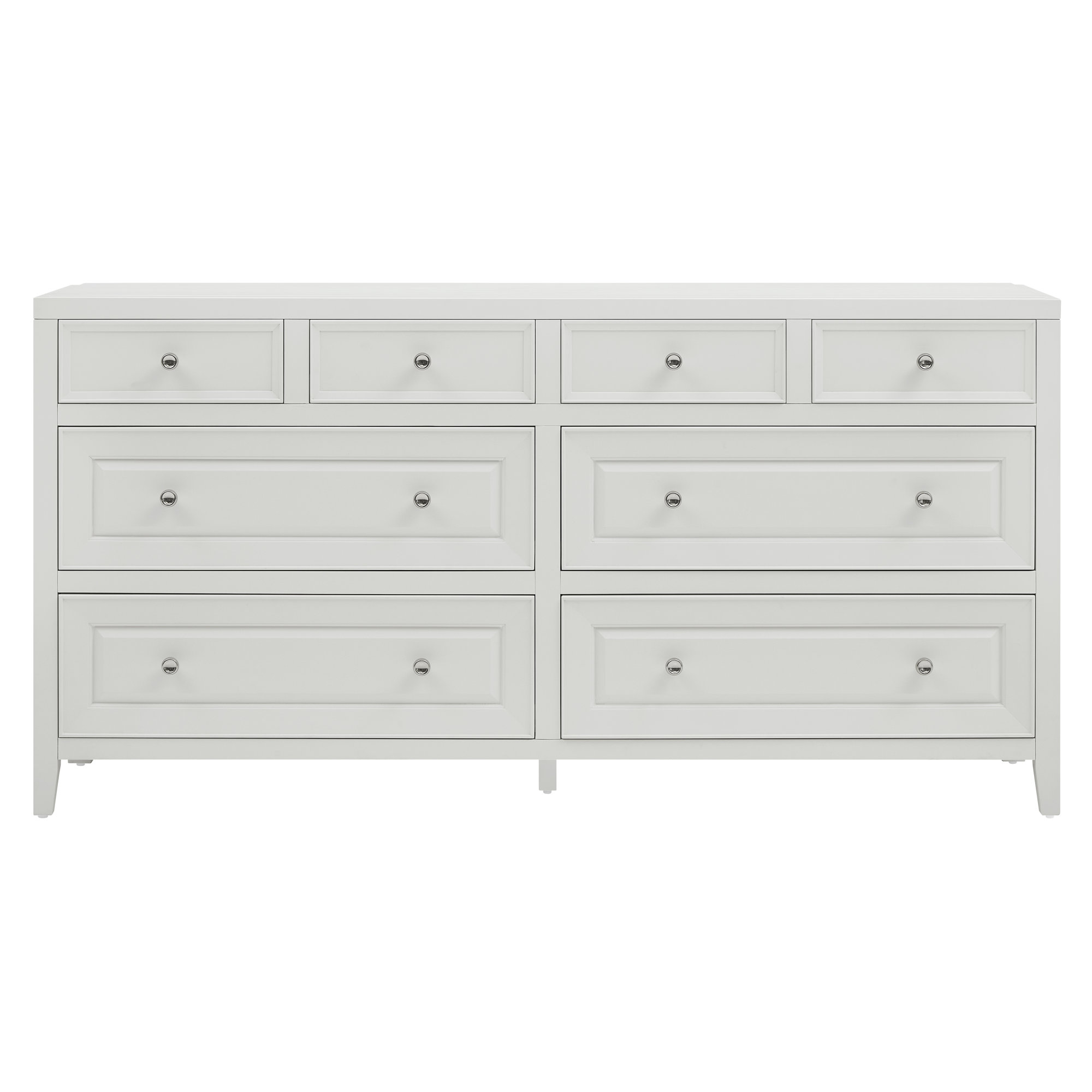 Rosalie 8 Drawer Dresser, White
