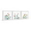 Triptyque de bouteilles florales-553476583