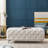 Button-Tufted Ottoman Bench