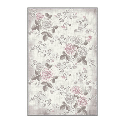 Premium Hall Carpet – 3.3 x 9.8 ft, 100% Polyester, 0.3 in Pile Height | Antibacterial, Non-Slip Underside, Machine Washable | 3D Digital Print Design, Durable & Easy to Clean, Ideal for Home Decor