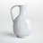 Mauna White Ceramic Irregular Handled Vase Large