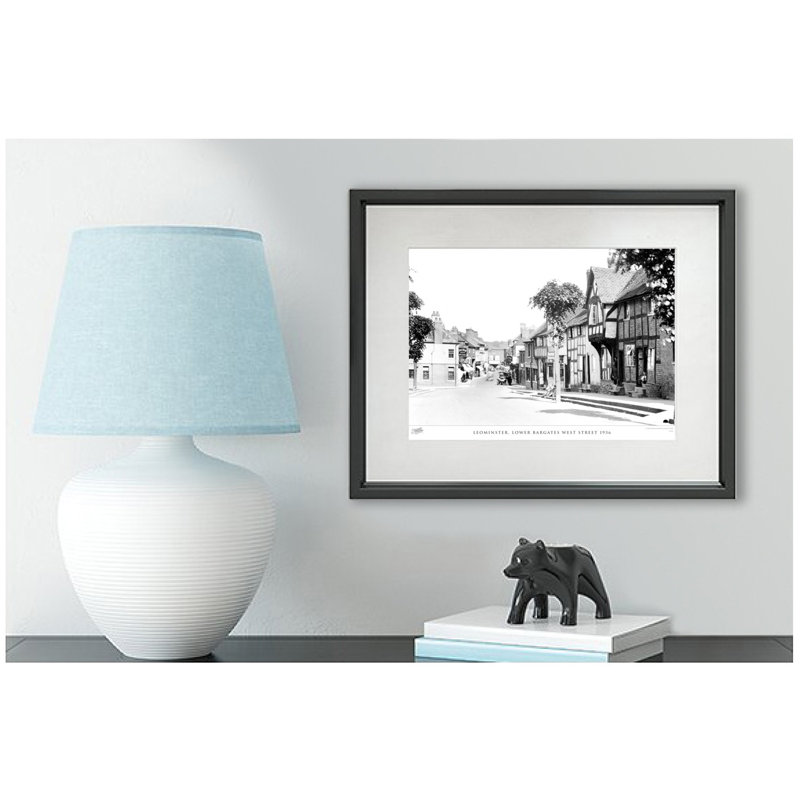 Leominster, Lower Bargates West Street 1936 - Single Picture Frame Print, 45cm H x 60cm W x 2.3cm D