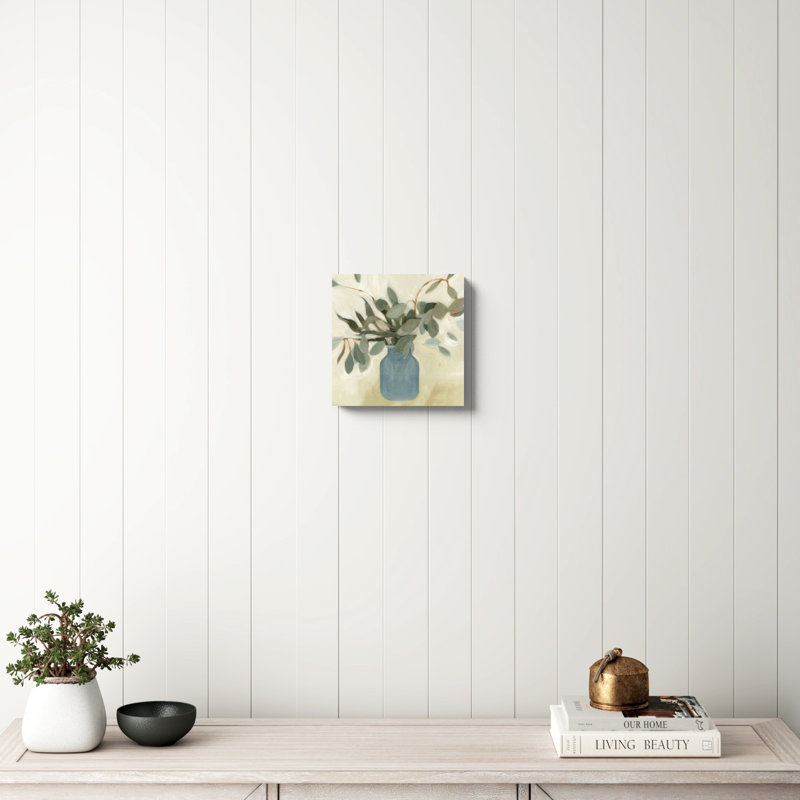 Neutral Arrangement II par Emma Scarvey, reproduction d'art sur toile tendue, H 12 po x l 12 po, Imprimé avec cadre blanc