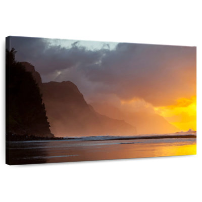 Coucher de soleil Gillard Na Pali