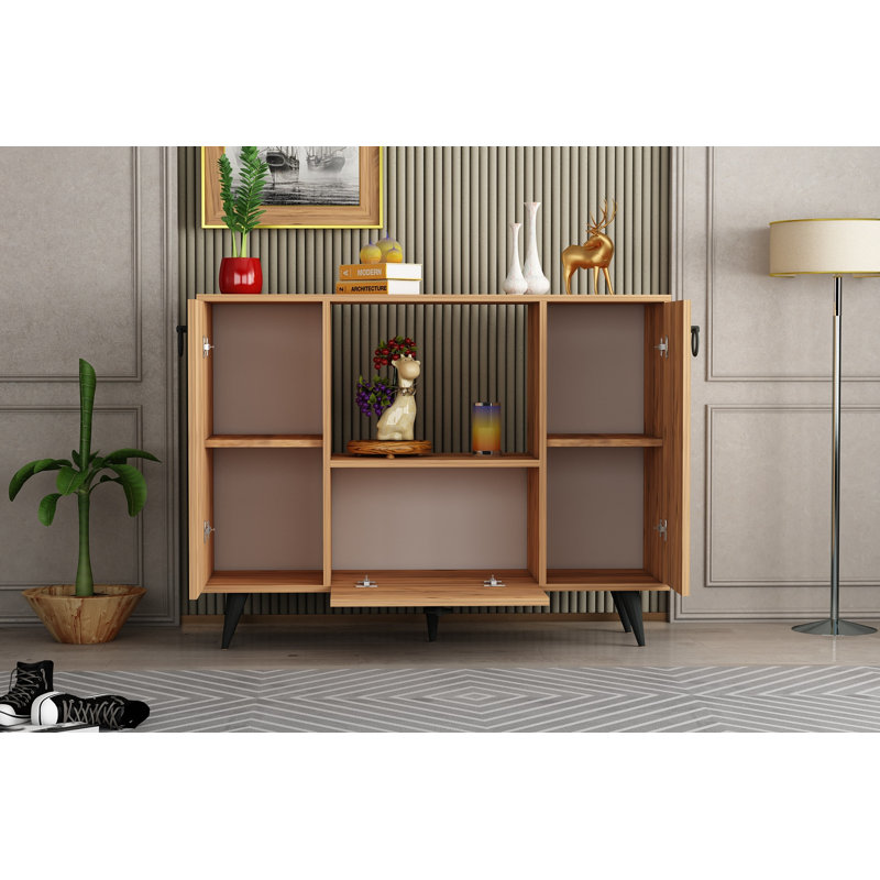 Sideboard With Cabinets And Shelf Silvestro