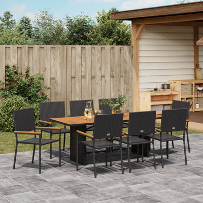 9 Piece Garden Dining Set