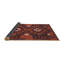 Tapis orange / noir Letcher-1412732247