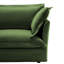 Fauteuil rembourré avec, chenille, coussins moelleux, assise profonde, housses de teinture amovibles, structure rembourrée en chenille confortable, assise, bois massif-121047971