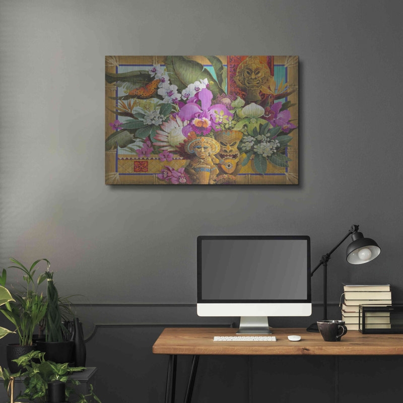 «Jungle Red» par David Galchutt, H 24 po x l 36 po