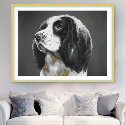 English Springer Spaniel Framed Matted Print | Home Decor