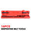 Ensemble d'outils de ceinture 16 po Serpentine, installer les courroies Serpentine
