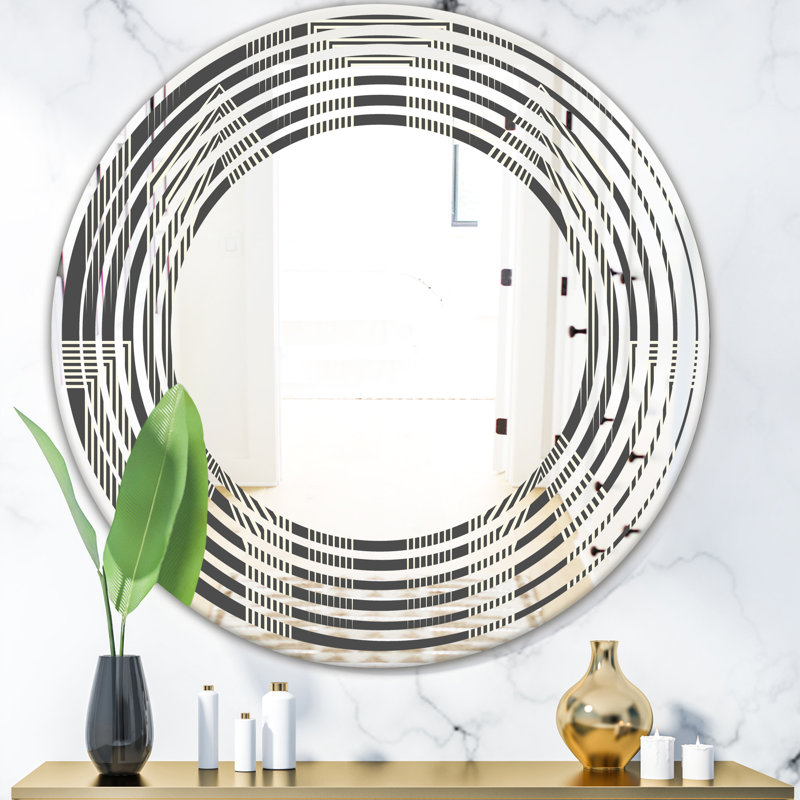 Miroir mural Wave Mimimal Design III, H 31,5 po x l po