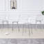 Tabourets de bar modernes de 25,5 po de hauteur comptoir en acrylique transparent avec structure en métal et repose-pieds-720376927-720376925