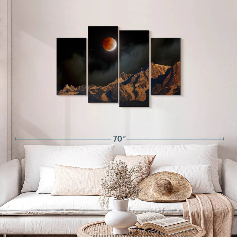 Éclipse lunaire Oberle de l'Himalaya