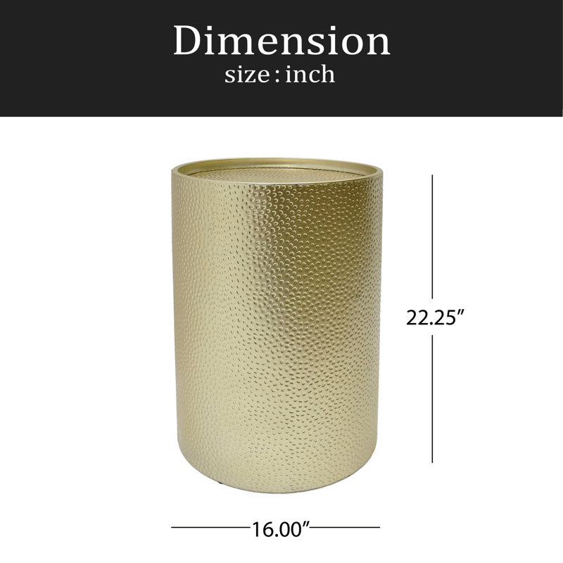 METAL SIDE TABLE, Gold