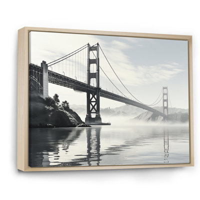 «Gray Bridge Golden Gate», reproduction sur toile