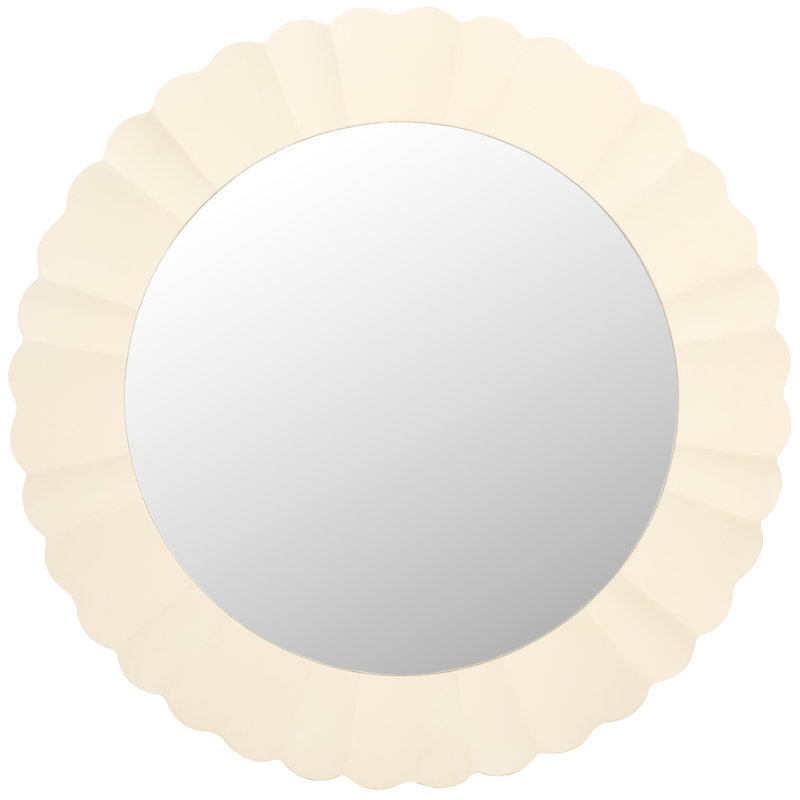 Miroir mural Whately, Blanc