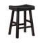 Ensemble de 2 tabourets à hauteur de comptoir de style transitionnel, meubles en bois d'hévéa massif-1954624738